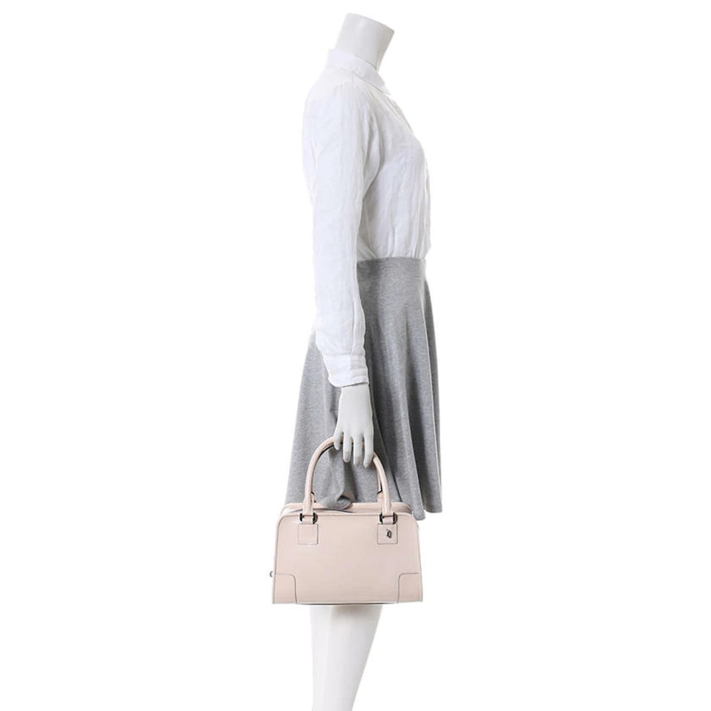 Loewe Amazona Handbag Calfskin Beige - Picture 8 of 9